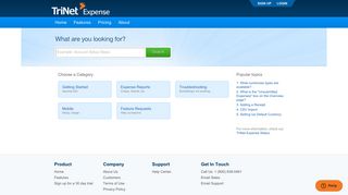 TriNet Expense - Pages