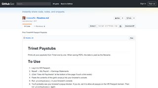 Print Trinet/HR Passport Paystubs · GitHub