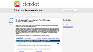 How to Look Up Transactions in PayPal Manager - Daxko | Trinexum ...