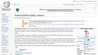 Trinity Catholic College, Auburn - Wikipedia
