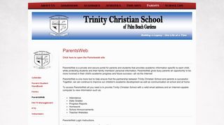ParentsWeb - Trinity Christian School