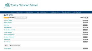 Quick Links - Trinity Christian School