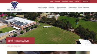 Web Access Links | Trinity College