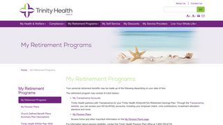 My Retirement Programs - Trinity Health 