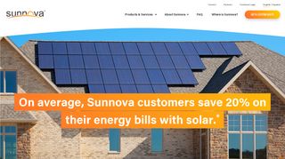 Solar Panels + Battery Storage, 25-Year Warranty | Sunnova Solar ...