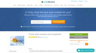 Trinity solar reviews, complaints, address & solar panels cost
