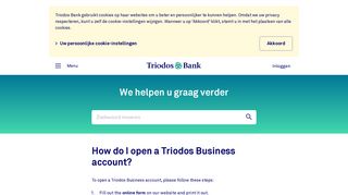 How do I open a Triodos Bank business account? | Triodos Bank