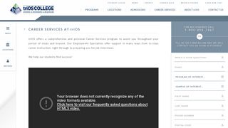 Career Services - triOS College Business Technology Healthcare ...