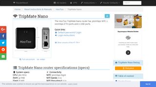 HooToo TripMate Nano Default Password & Login, Manuals and ...