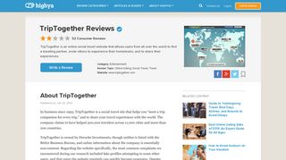 TripTogether Reviews - Is it a Scam or Legit? - HighYa