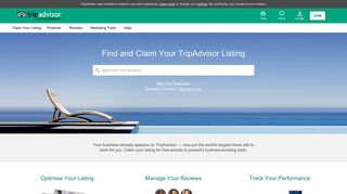 TripAdvisor - Claim Your Listing