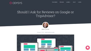 Should I Ask For Reviews on Google or TripAdvisor? - Odysys