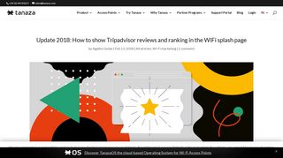 How to show Tripadvisor reviews and ranking in the WiFi splash page