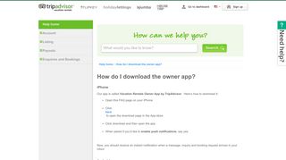 How do I download the owner app? - TripAdvisor Vacation Rentals