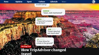 How TripAdvisor changed travel | News | The Guardian