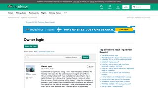 Owner login - TripAdvisor Support Message Board