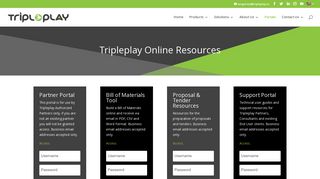 Tripleplay Online Resource Portals
