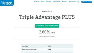 Triple Advantage PLUS | GCU