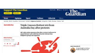 Triple J moves Hottest 100 from Australia Day after protests | Australia ...