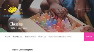 Child Parent Institute : Parent Services : Classes : Triple P Online