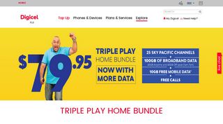 Triple Play - Any Time Data - Digicel
