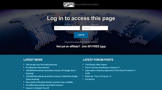 SFI Forum: Can TripleClicks Log in Page for Prospects be More User ...