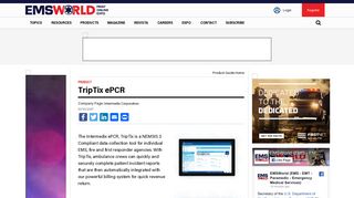TripTix ePCR | EMS World