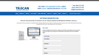 Triscan Fuel Monitoring Software | Triscan Systems