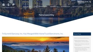 TriSummit Bancorp, Inc. Has Merged With HomeTrust Bancshares, Inc ...