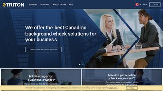 Background Checks in Canada | Online Record Check Experts | Triton
