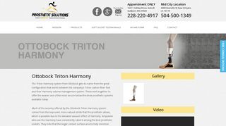 Ottobock Triton Harmony - Prosthetic Solutions