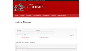 Login | Register - myTEAM TRIUMPH Illinois Chapter