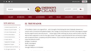El Triunfador | Emerson's Cigars