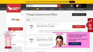 Trivago Coupons & Offers, January 2019 Promo Codes - CouponDunia