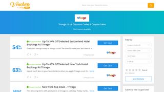99% Off Trivago.co.uk Discount Codes & Coupon Sales - March 2019