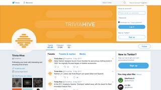 Trivia Hive (@TriviaHive) | Twitter
