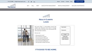 Realty Clients Login - Triview