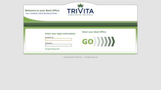 Welcome to your TriVita Back Office