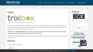 trixbox - VoIP-Info