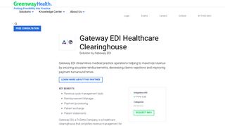 Gateway EDI Healthcare Clearinghouse | Greenway Health
