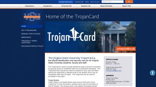 Home of the TrojanCard - Virginia State University