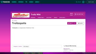 Trollzopolis | Welcome to the Trollz World Wiki | FANDOM powered by ...