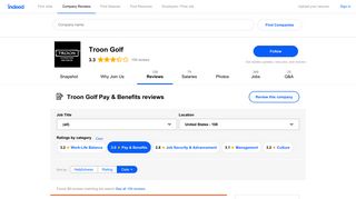 Working at Troon Golf: Employee Reviews about Pay & Benefits ...
