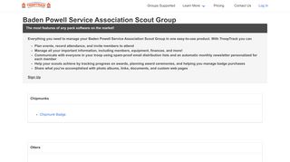 Baden Powell Service Association - TroopTrack