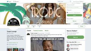 Tropic Lounge (@TropicLounge) | Twitter