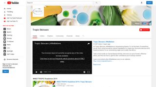 Tropic Skincare - YouTube