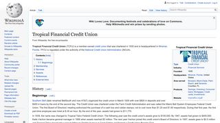 Tropical Financial Credit Union - Wikipedia
