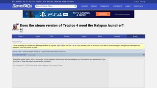 Does the steam version of Tropico 4 need the Kalypso launcher? - PC ...