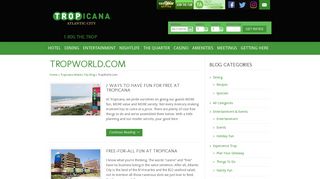 TropWorld.com - Tropicana Atlantic City