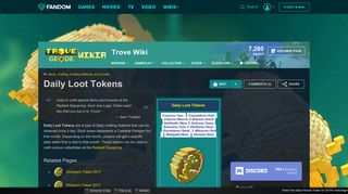 Daily Loot Tokens | Trove Wiki | FANDOM powered by Wikia